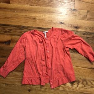 Maternity coral cardigan small